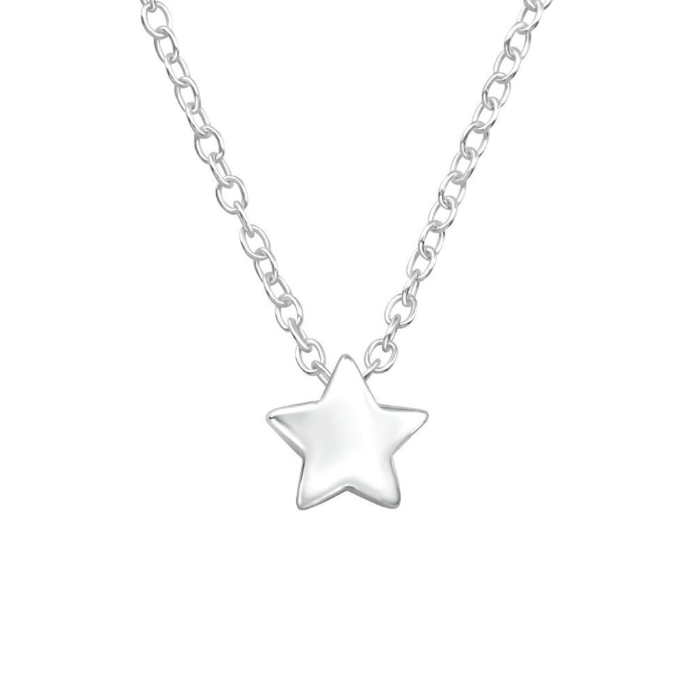 Sterling Silver Star Necklace – Dainty & Hypoallergenic